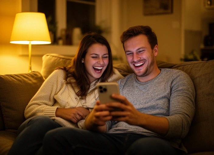 Friends enjoying the game